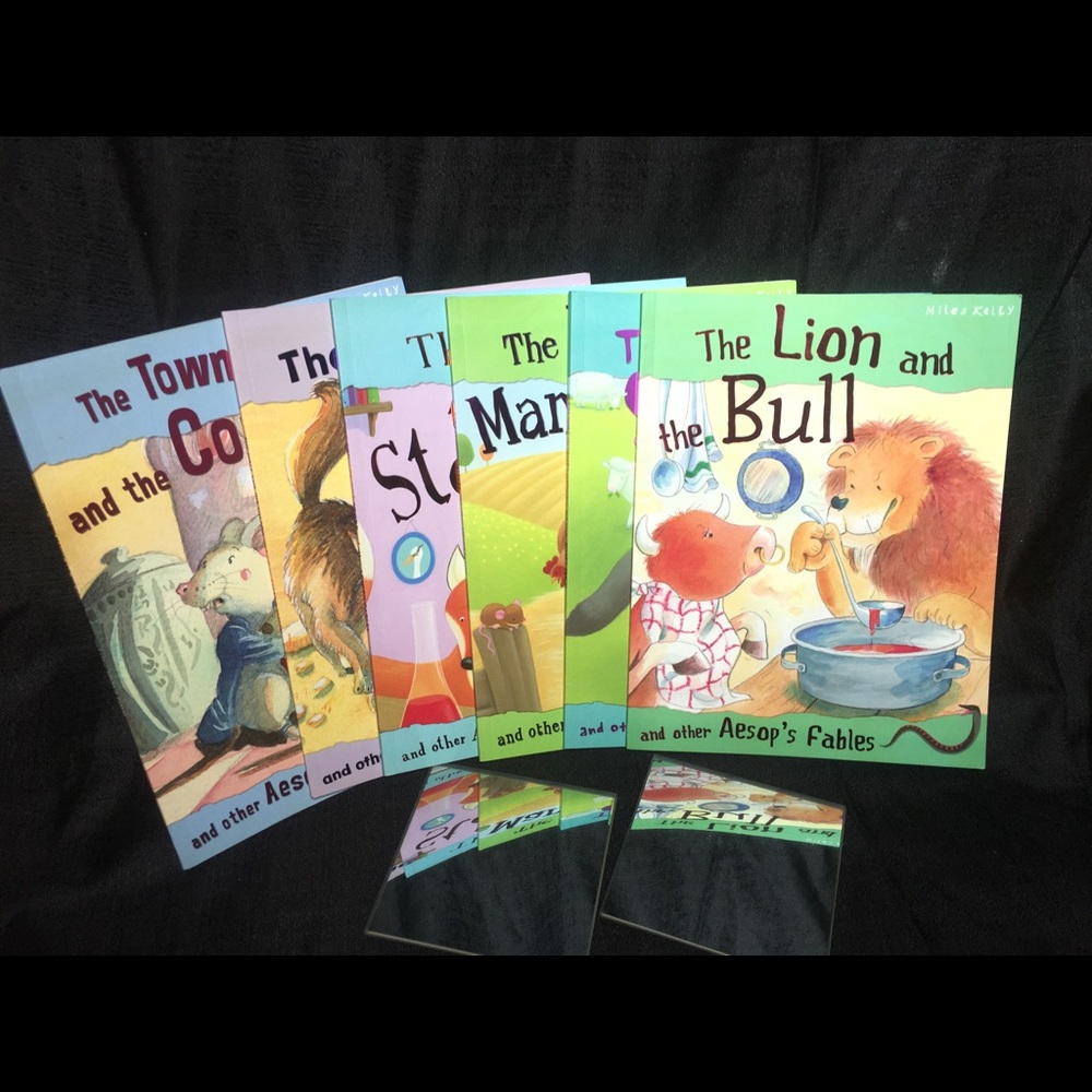 children Reading Books Miles Kelly